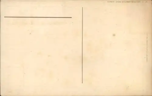 Litho Schweiz, Un Baiser, Soldat, Fahne