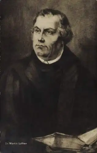 Ak Dr. Martin Luther, Portrait