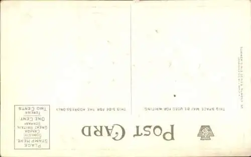 Litho You never can tell from where you sit, Humor