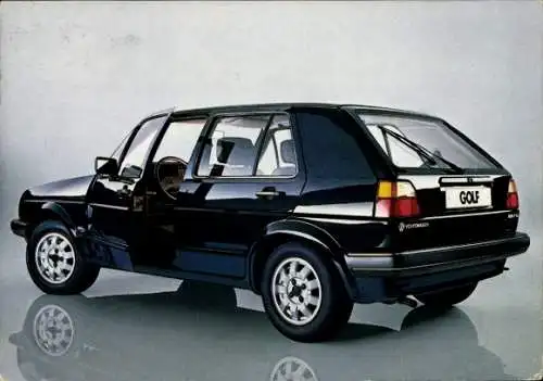 Ak VW Golf, Volkswagen, Reklame, Automobil