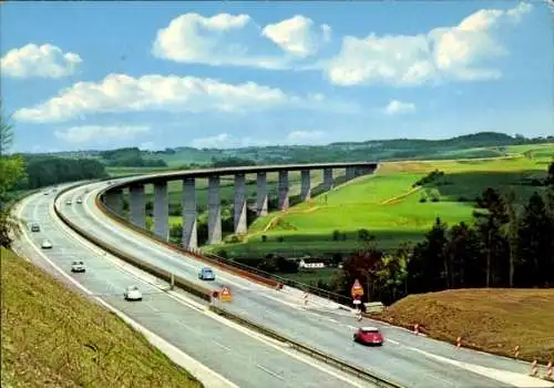 Ak Ruhrtalbrücke Mintard, Autobahn B 288 zwischen Essen und Düsseldorf