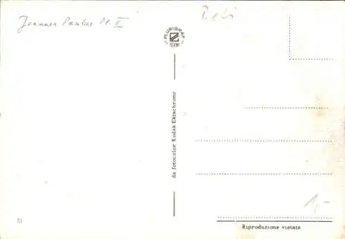 Ak Papst Johannes Paul II., Portrait