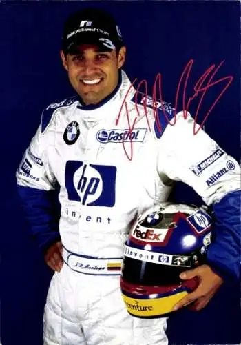 Autogrammkarte Motorrennsport, Jan Pablo Montoya