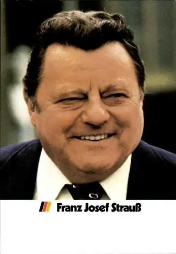 Ak Franz Josef Strauß, Politiker, CSU, Portrait