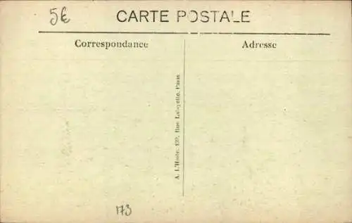 Ak Meaux Seine-et-Marne, La Place Lafayette und der Bahnhof