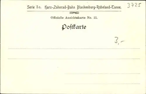 Ak Rübeland Oberharz am Brocken, Große Trogfurter Brücke, erbaut 1549