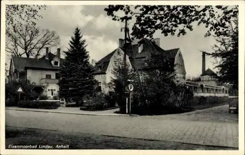 Ak Lindau Zerbst, Sanatorium, Liegehalle, Eisenmoorbad Lindau