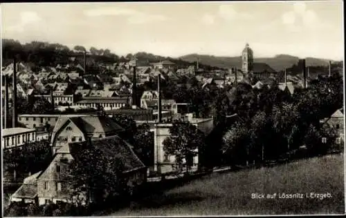 Ak Lößnitz Lössnitz im Erzgebirge, Blick auf Lössnitz i. Erzgeb.