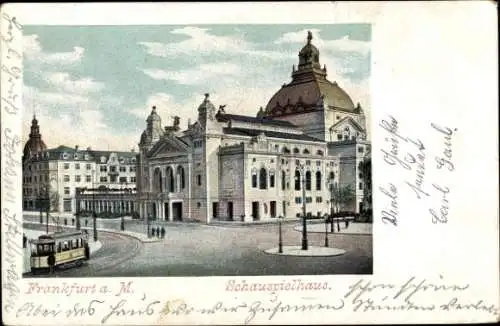 Ak Frankfurt am Main, Schauspielhaus