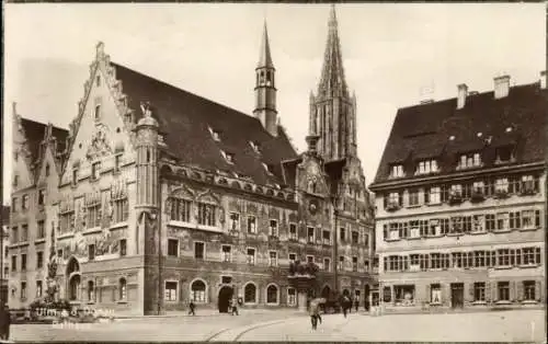 Ak Ulm an der Donau, Rathaus