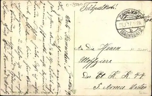 Ak Zwickau in Sachsen, Schwanenteich mit Schwanenschloss, Ruderer