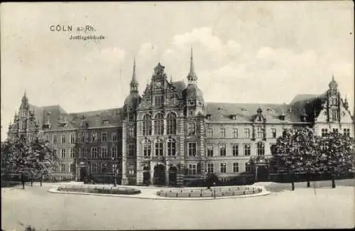 Ak Köln am Rhein, Justizgebäude