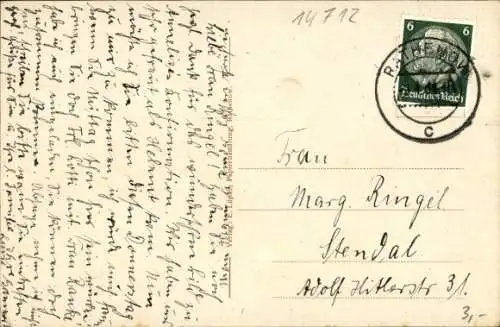 Ak Rathenow im Havelland, Kreishaus