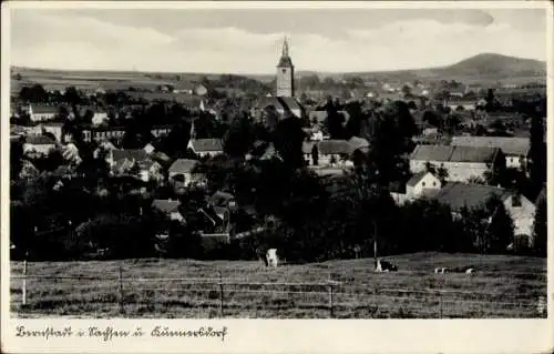 Ak Bernstadt auf dem Eigen Sachsen, Gesamtansicht, Kummersdorf