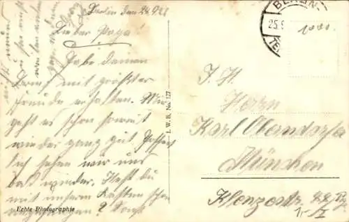 Ak Berlin Mitte, Brandenburger Tor, Doppeldeckerbus, Autos, Passanten