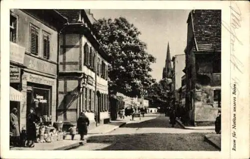 Ak Berlin Spandau, Jüdenstraße mit Porzellangeschäft und Kirche