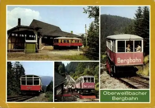 Ak Oberweißbach im Weißbachtal Thüringen, Oberweißbacher Bergbahn