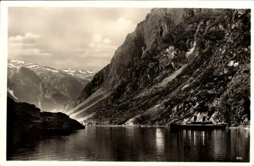 Ak Gudvangen Sognefjord Norwegen, Fjord, Dampfer