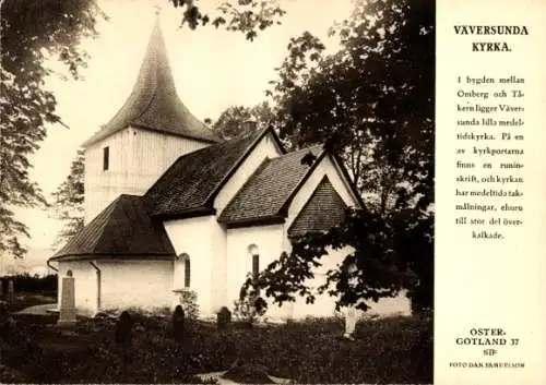 Ak Väversunda Schweden, Kirche