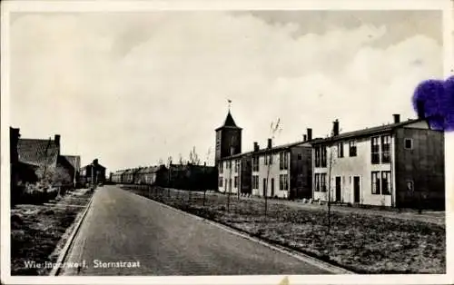 Ak Wieringerwerf Wieringen Nordholland Niederlande, Sternstraat