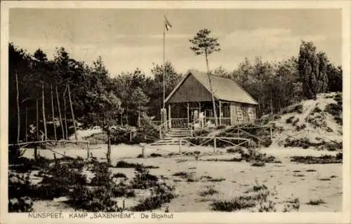 Ak Nunspeet Gelderland, Camp Saxenheim, De Blokhut