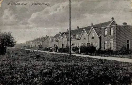 Ak Hellevoetsluis Südholland, Plantsoenweg