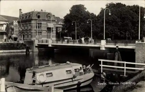 Ak Zwolle Overijssel Niederlande, Nieuwe Havenbrug