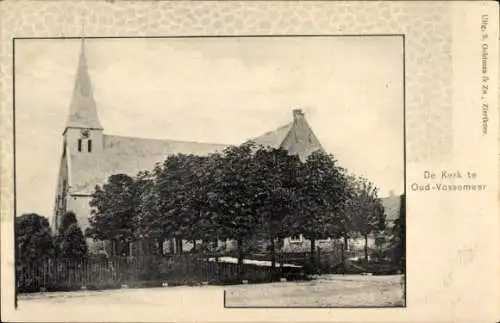 Ak Oud Vossemeer Zeeland Niederlande, Kirche