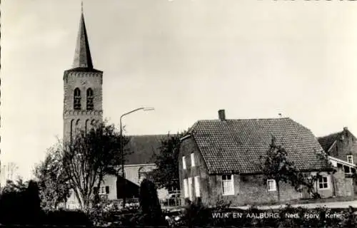 Ak Wijk und Aalburg Nordbrabant, Kirche