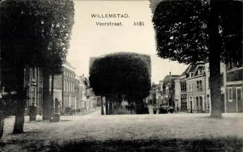 Ak Willemstad Nordbrabant Niederlande, Voorstraat