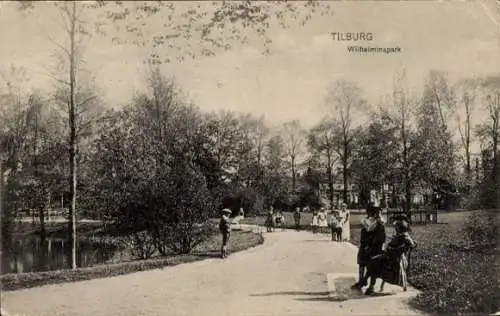 Ak Tilburg Nordbrabant Niederlande, Wilhelminapark