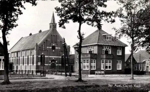 Ak Ter Apel Groningen, Geref. Kirche