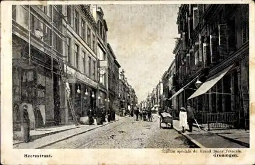 Ak Groningen Niederlande, Heerestraat