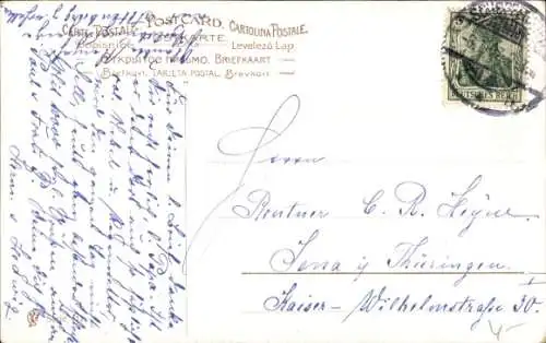 Künstler Ak Pferderennen, Pferd