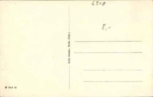 Ak Weida in Thüringen, Markt, Rathaus