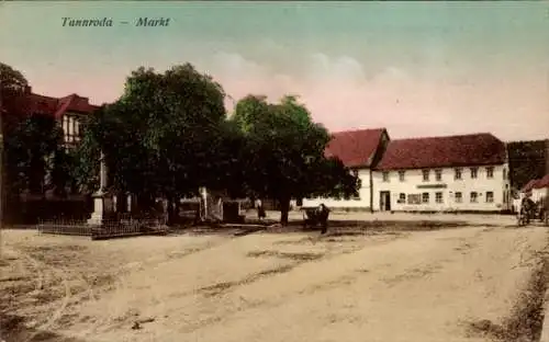 Ak Tannroda Bad Berka in Thüringen, Markt