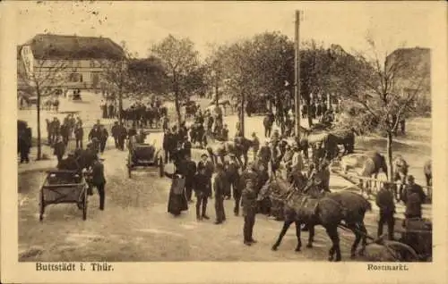 Ak Buttstädt in Thüringen, Rossmarkt