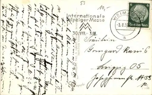 Ak Lützendorf Weimar in Thüringen, Kaserne