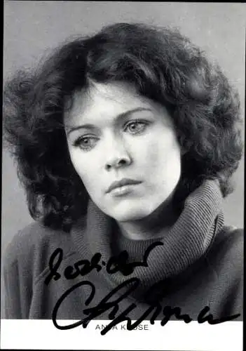 Ak Schauspielerin Anja Kruse, Portrait, Autogramm