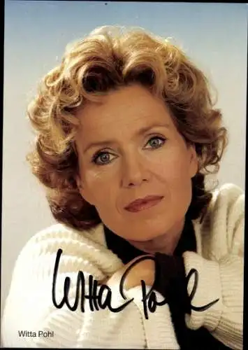 Ak Schauspielerin Witta Pohl, Portrait, Autogramm