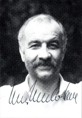 Foto Ak Schauspieler Armin Mueller-Stahl, Porträt, Autogramm