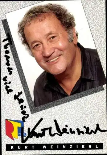 Ak Schauspieler Kurt Weinzierl, Portrait, Autogramm