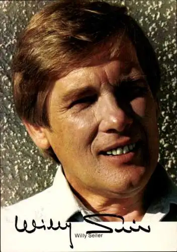 Ak Schauspieler Willy Seiler, Portrait, Autogramm