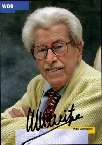 Ak Schauspieler Willy Millowitsch, Portrait, Autogramm