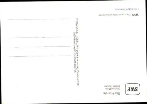 Ak Journalistin und Moderatorin Sigi Harreis, Portrait, Autogramm