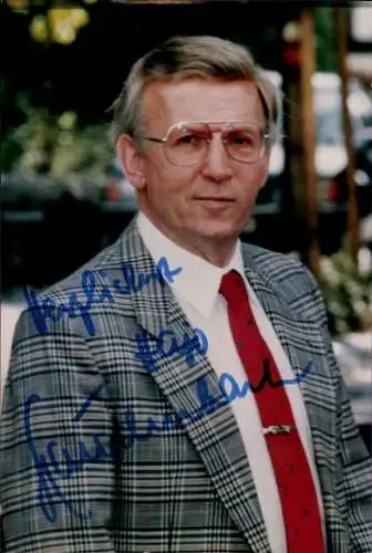 Ak Hajo Hans-Joachim Rauschenbach, Sportreporter DSF, Portrait, Autogramm, 1994