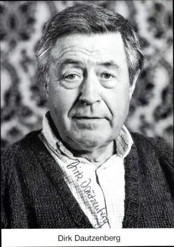 Ak Schauspieler Dirk Dautzenberg, Portrait, Autogramm
