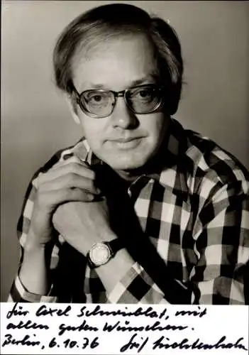 Ak Schauspieler Fritz Lichtenhahn, Portrait, Autogramm