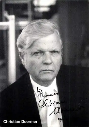 Ak Schauspieler Christian Doermer, Portrait, Autogramm