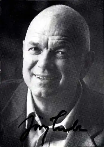 Ak Schauspieler Jörg Hube, Portrait, Autogramm